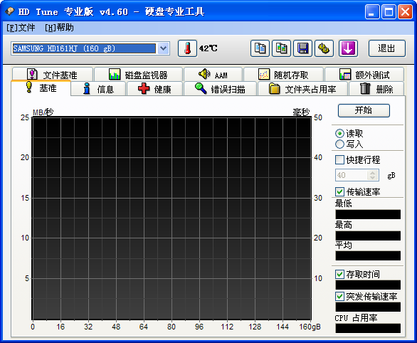 <font color=red>HD Tune Pro</font> v4.60 汉化注册版