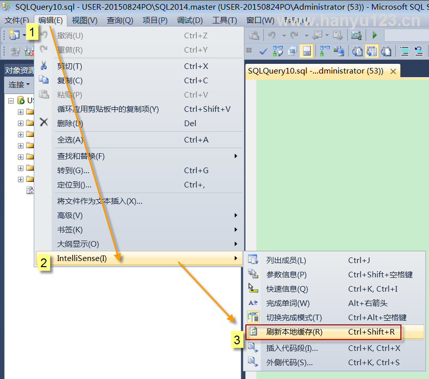 VS2013刷新Intelligence本地缓存